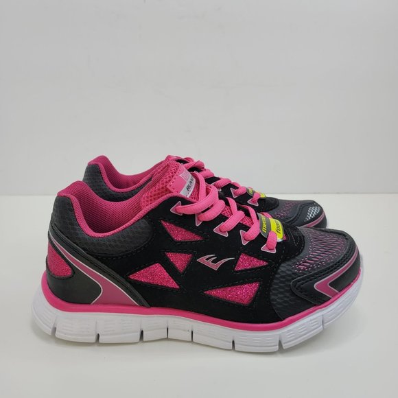 Everlast Dash Girl's Youth Running Athletic Shoes Fuchsia/Black US Size 2M NIB - Picture 4 of 11